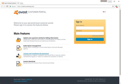 avast support webform|Using Business Support Portal .